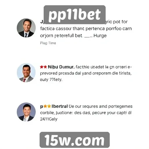 Avaliações de usuários sobre pp11bet